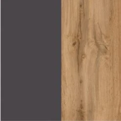 Held Möbel Spülenunterschrank Turin 120 Cm Mit 2 Türen Wotaneiche/Graphit -Küchenbedarf Discounter 189417 11016600 CU 08