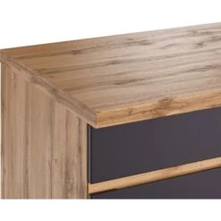 Held Möbel Küchenunterschrank Turin 120 Cm Graphit/Wotaneiche -Küchenbedarf Discounter 189636 11016600 CU 08