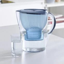 Brita Wasserfilter-Kanne Marella Blau Inkl. 3 Maxtra+ -Küchenbedarf Discounter 190557 2981 8 1