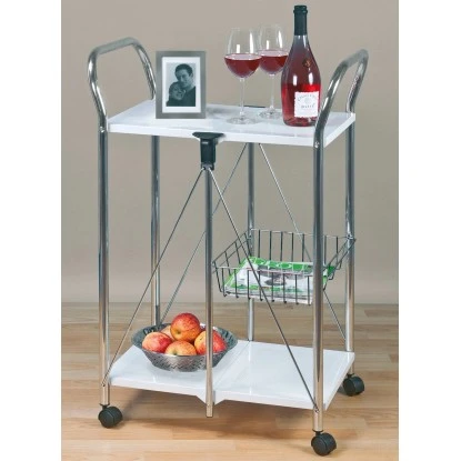 Wenko Beistell- Und Küchenwagen Sunny Weiß 5 Wenko Beistell- Und Küchenwagen Sunny Weiß – Bild 3