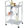 Wenko Beistell- Und Küchenwagen Sunny Silber 2 Wenko Beistell- Und Küchenwagen Sunny Silber -Küchenbedarf Discounter 2910677 1068 900060100 0