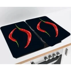 Wenko Herdabdeckplatte Universal Peperoni Duo 2er-Set Für Alle Herdarten -Küchenbedarf Discounter 389365 1068 03