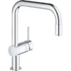 Grohe Einhand-Spültischbatterie Minta Chrom 12,5mm (1/2") U-Auslauf