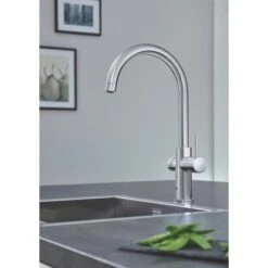 Grohe Küchenarmatur Und Boiler Red Duo Größe-L Chrom -Küchenbedarf Discounter 4005176989209 4520 8