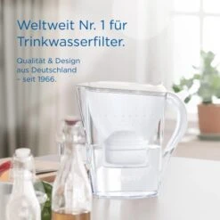 Brita Wasserfilter-Kanne Marella 2,4 L Blau Inkl. Maxtra Pro All-in-1 Kartusche -Küchenbedarf Discounter 4006387125233 2981 AI 07