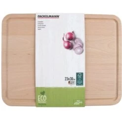 Fackelmann Schneidbrett Fair 30 Cm X 23 Cm Buche 7 Fackelmann Schneidbrett Fair 30 Cm X 23 Cm Buche -Küchenbedarf Discounter 4008033311212 3254 03