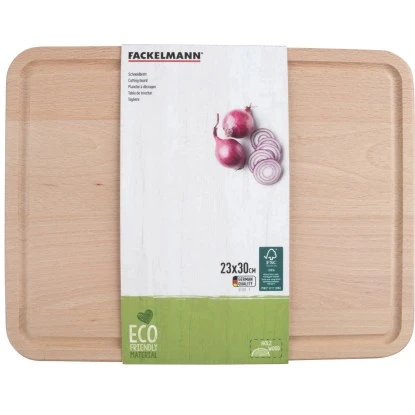 Fackelmann Schneidbrett Fair 30 Cm X 23 Cm Buche 5 Fackelmann Schneidbrett Fair 30 Cm X 23 Cm Buche – Bild 3