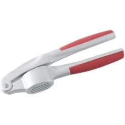 Fackelmann Knoblauchpresse 16,5 Cm Silber-Rot