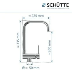 Schütte Küchenarmatur Window Verchromt -Küchenbedarf Discounter 4008431245508 2759 7