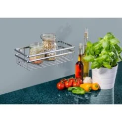 Wenko Universalregal Style 7 Cm X 25 Cm X 12 Cm Chrom -Küchenbedarf Discounter 4008838167908 ambiente 01