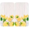 Wenko Herdabdeckplatten Universal Zitronen 2er Set Mehrfarbig -Küchenbedarf Discounter 4008838230701 1068 01