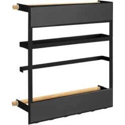 Wenko Küchenregal Magna Schwarz -Küchenbedarf Discounter 4008838351895 1068 07