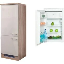 Flex-Well Exclusiv Kühlschrank-Umbau Orlando Mit Kühlschrank PKM KS 120.4A+ EB -Küchenbedarf Discounter 4051 g 60 102 000 nepal 2