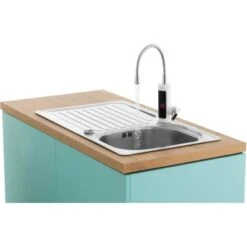Easymaxx Warm Und Kaltwasserarmatur Mit Integriertem Durchlauferhitzer 3600 W -Küchenbedarf Discounter 4052926017378 4257 04 AB
