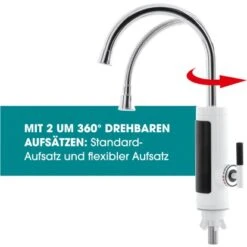 Easymaxx Warm Und Kaltwasserarmatur Mit Integriertem Durchlauferhitzer 3600 W -Küchenbedarf Discounter 4052926017378 4257 15 AI