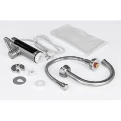 Maxxmee Warm Und Kaltwasserarmatur Mit Integrierter Heizspirale Edelstahl 3600 W -Küchenbedarf Discounter 4052926049744 4257 03 Cu