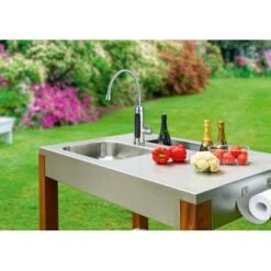 Maxxmee Warm Und Kaltwasserarmatur Mit Integrierter Heizspirale Edelstahl 3600 W -Küchenbedarf Discounter 4052926049744 4257 08AB