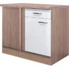 Flex-Well Exclusiv Eck-Unterschrank Valero 110 Cm X 60 Cm Hochglanz Weiß -Küchenbedarf Discounter 4527875 4800 uebe valero 2
