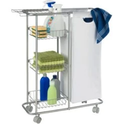 Wenko Sammelwagen Slim 3 Etagen -Küchenbedarf Discounter 4540274 1068 12100100 2