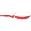 Durandal Keramik-Pfanne Mit Hitzeanzeige 28 Cm Rot-Weiß -Küchenbedarf Discounter 457 ceramicpfanne 28cm rot