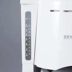 Severin Kaffeeautomat Thermo 1 Liter Weiß Grau -Küchenbedarf Discounter 46017551 2254 ka9233 skala