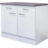 Flex-Well Exclusiv Unterschrank Joelina 100 Cm Weiß -Küchenbedarf Discounter 4786620 4051 US100Joelina