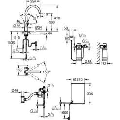 Grohe C-Auslauf Armatur Und Boiler Red Duo M-Size Supersteel -Küchenbedarf Discounter 5288295 4520 100025159 1