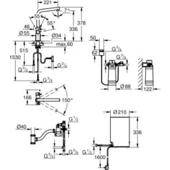 Grohe L-Auslauf Armatur Und Boiler Red Duo M-Size Supersteel -Küchenbedarf Discounter 5288329 4520 100025157 1