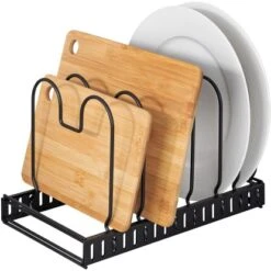 Wenko Deckel- Und Pfannenhalter Ausziehbar -Küchenbedarf Discounter 535097 1068 03