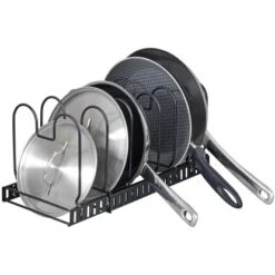 Wenko Deckel- Und Pfannenhalter Ausziehbar -Küchenbedarf Discounter 535097 1068 04