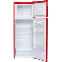 Respekta Kühl-Gefrierkombination KS144 Vintage VC Rot -Küchenbedarf Discounter 571958 4384 KS144VRA 03