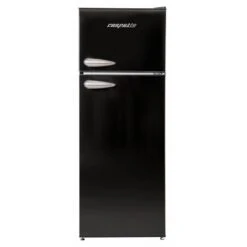 Respekta Kühl-Gefrierkombination KS144 Vintage VC Schwarz -Küchenbedarf Discounter 572003 4384 KS144VSA 02