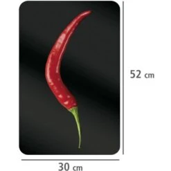 Wenko Herdabdeckplatten Universal Hot Peperoni 2er-Set Mehrfarbig -Küchenbedarf Discounter 580693 1068 04