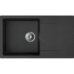 Miló Einbauspüle Granitverbundstoff Pukka 76 Graphit-Grau