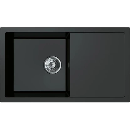 Miló Einbauspüle Granitverbundstoff Blissano 76 Schwarz 3 Miló Einbauspüle Granitverbundstoff Blissano 76 Schwarz