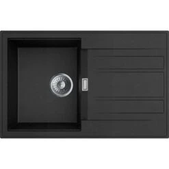 Miló Einbauspüle Granitverbundstoff Piatto 78 Graphit