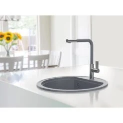 Miló Einbauspüle Granitverbundstoff Olli 51 Grau -Küchenbedarf Discounter 5903140018353 30