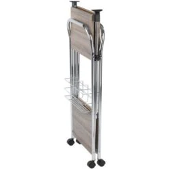 Wenko Servierwagen Liky Holzdekor Zusammenklappbar 16 Wenko Servierwagen Liky Holzdekor Zusammenklappbar -Küchenbedarf Discounter 686865 1068 03