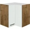 Flex-Well Exclusiv Eck-Oberschrank Vintea 60 X 60 Cm Magnolie Matt-Lancelot Oak -Küchenbedarf Discounter 756459 4051 HE60Vintea K