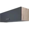 Flex-Well Exclusiv Kurz-Oberschrank Morean 100x32 Cm Basaltgrau Matt - San Remo -Küchenbedarf Discounter 756499 4051 khw100morena