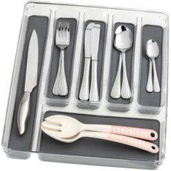 Wenko Besteckkasten 6 Fächer -Küchenbedarf Discounter 762051 1068 54797100 de 01