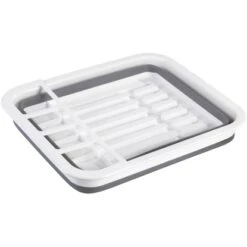 Wenko Geschirrabtropfständer Faltbar Grau/Weiß -Küchenbedarf Discounter 762093 1068 54780100 de 06