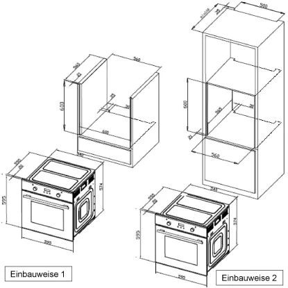 Respekta Backofen-Hauben Set EBDH-SET42090BS 90 Cm Black Steel 8 Respekta Backofen-Hauben Set EBDH-SET42090BS 90 Cm Black Steel – Bild 6