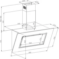 Respekta Backofen-Hauben Set EBDH-SET42090BS 90 Cm Black Steel 35 Respekta Backofen-Hauben Set EBDH-SET42090BS 90 Cm Black Steel -Küchenbedarf Discounter 825077 4384 CH42090BSA 11