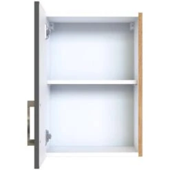 Held Möbel Hängeschrank Sorrento BxHxT 40 X 57 X 34 Cm Anthrazit-Wotaneiche -Küchenbedarf Discounter 853726 11016600 3