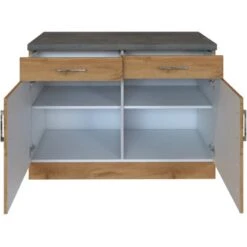 Held Möbel Unterschrank Sorrento 100x85x60 Cm 2 Tür. 2 Schubk. + Boden Wotan. -Küchenbedarf Discounter 853803 11016600 3