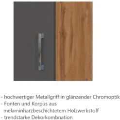 Held Möbel Spülzentrum Sorrento 110 X 85 X 60 Cm Tür Blende Sockel Anth.-W.eiche -Küchenbedarf Discounter 853829 11016600 14