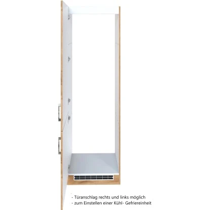 Held Möbel Kühl-Gefrierschrankumbau Sorrento B60 X H200 X T60 Cm Wotaneiche 5 Held Möbel Kühl-Gefrierschrankumbau Sorrento B60 X H200 X T60 Cm Wotaneiche – Bild 3
