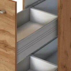 Held Möbel Apothekerschrank Sorrento 30x 200x 60 Cm 2 Ausz. 5 Fächer Wotaneiche -Küchenbedarf Discounter 853931 11016600 8