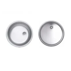 Rundbecken-Set Edelstahl Mit Korb Und Brett -Küchenbedarf Discounter 951117 picture 4